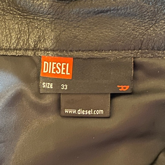 Diesel leather pants (low rise ) women’s - Picture 2 of 8